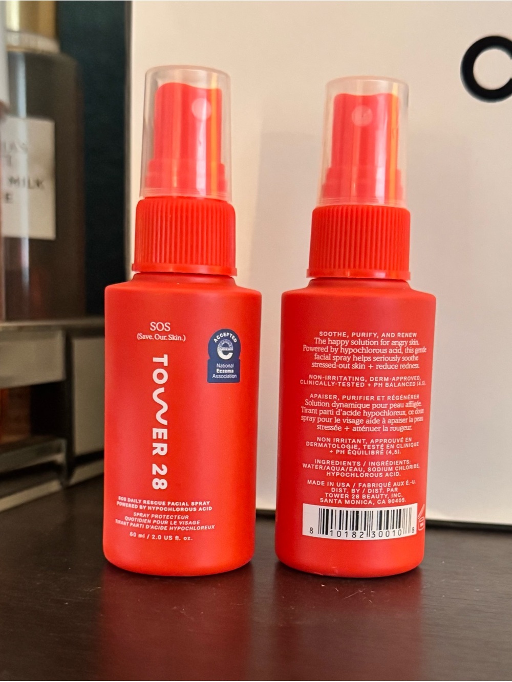 Tower 28 SOS Daily Rescue Facial Spray —  2 available 2fl oz each